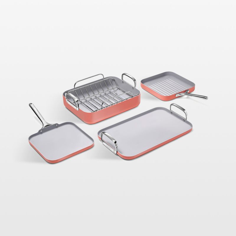 Caraway ® Perracotta Ceramic Non-Stick 7-Piece Cookware Set