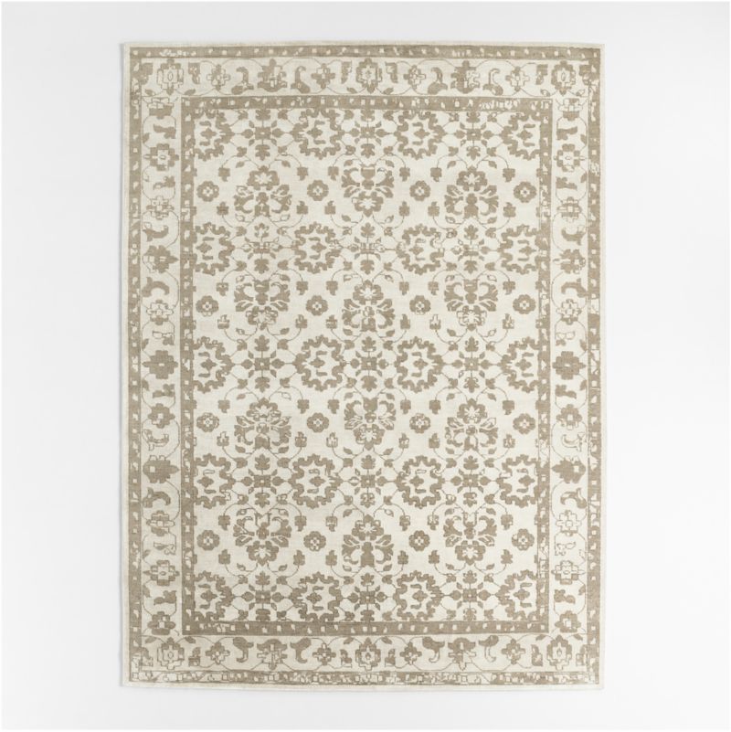 Alvarez Wool Hand-Tufted Garden Multicolor Area Rug | Crate & Barrel