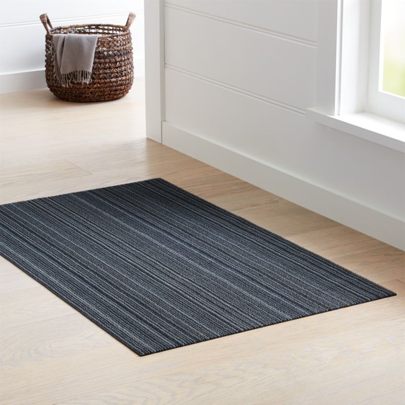 Chilewich ® Blue Stripe Woven Indoor/Outdoor Floormat 36"x60"