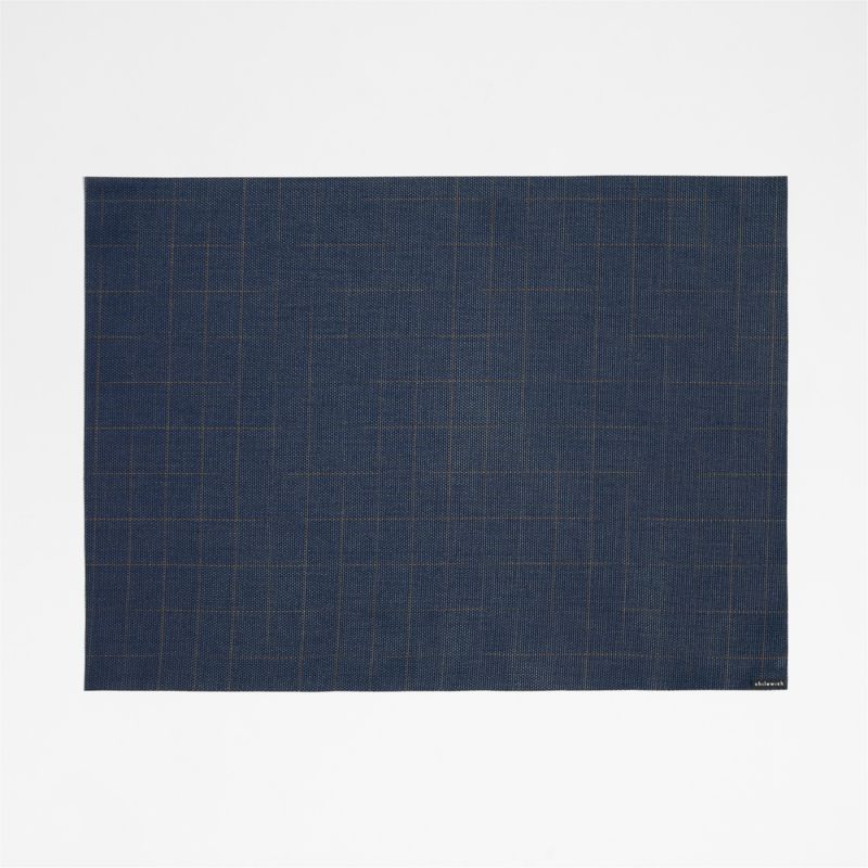 Chilewich ® Chase Rectangle Deep Indigo Placemat