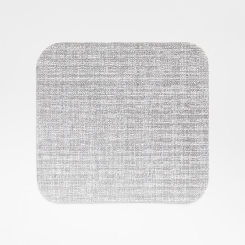 Chilewich ® Silver Rounded Square Crepe Placemat