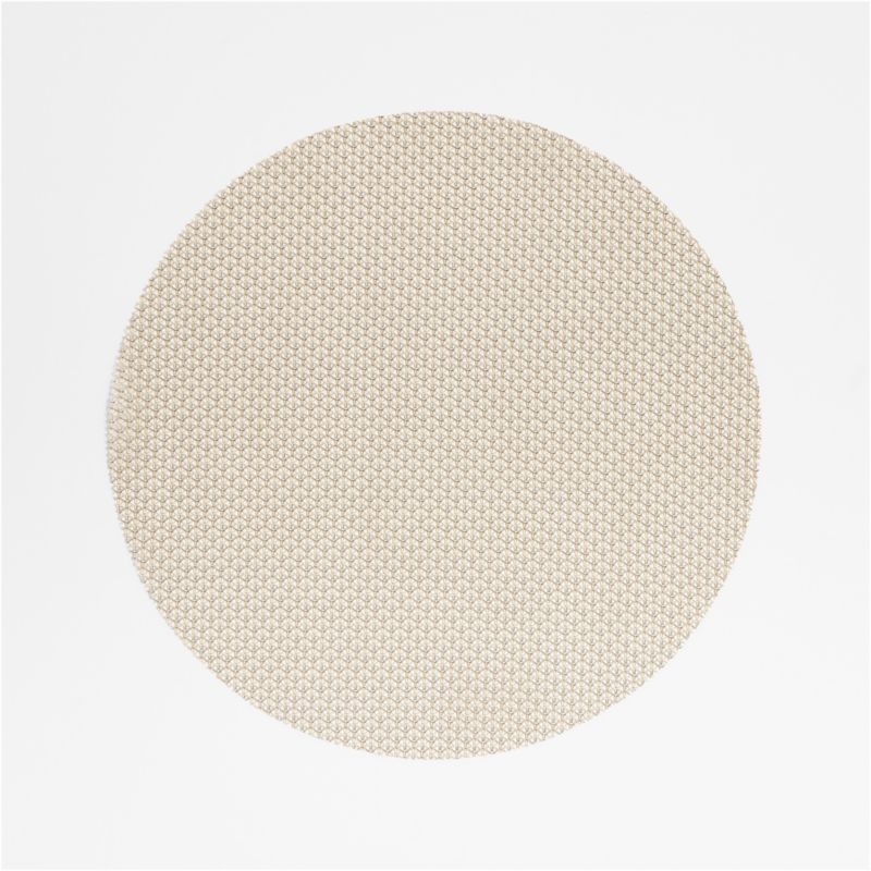 Chilewich ® Knitty Neutral Easy-Clean Vinyl Placemat