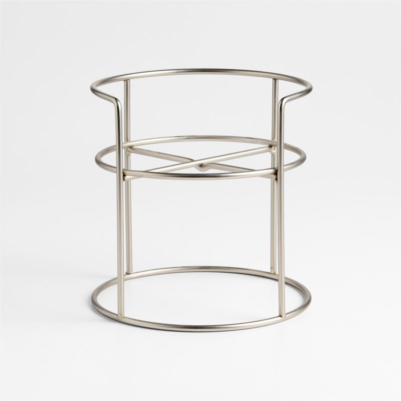 Cold Drink Dispenser Silver Stand