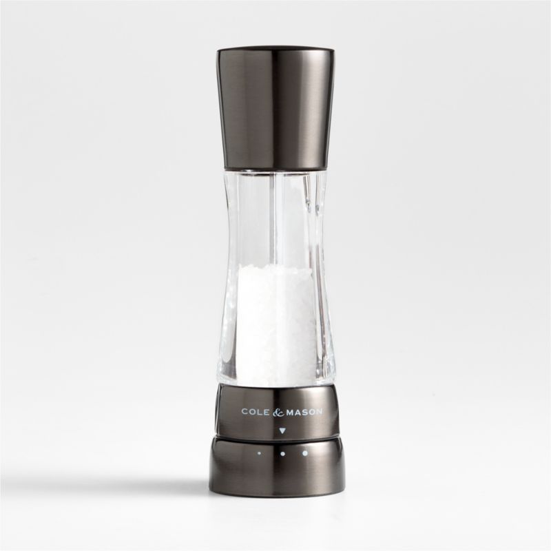 Cole & Mason Derwent Adjustable Iron Grey Salt Mill