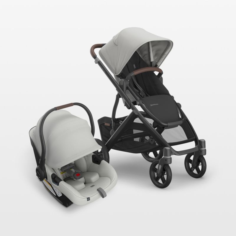 UPPAbaby Cruz V3 Julian Dusty Blue Melange Reclining Baby Stroller