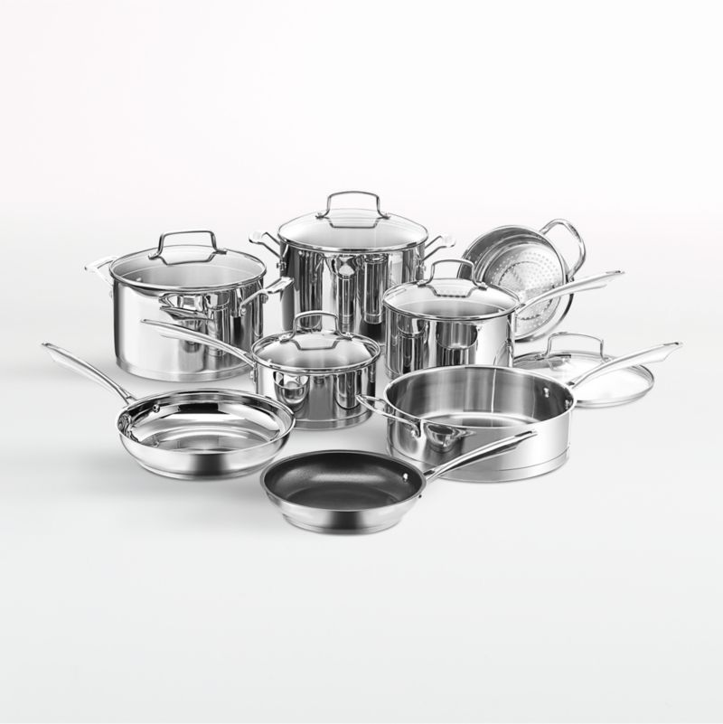 Cuisinart ® Professional Series ™ 11-Piece Stainless Steel Cookware Set