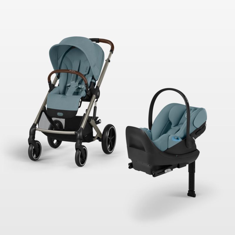 Cybex Balios S Lux Stormy Blue All Terrain Baby Stroller | Crate & Kids