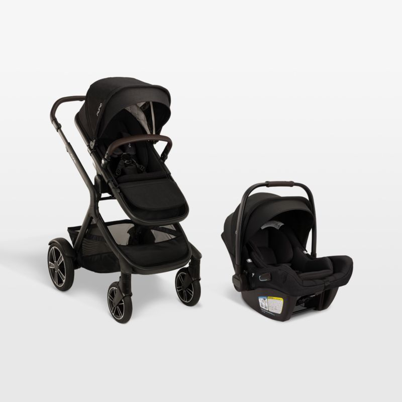 Nuna PIPA Urbn Caviar Black Baseless Baby Car Seat + MIXX Next
