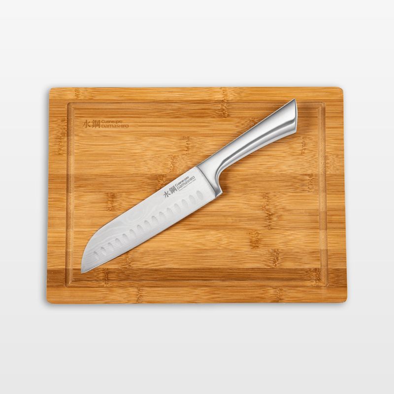 Cuisine::pro® Damashiro® Santoku Knife and Cutting Board