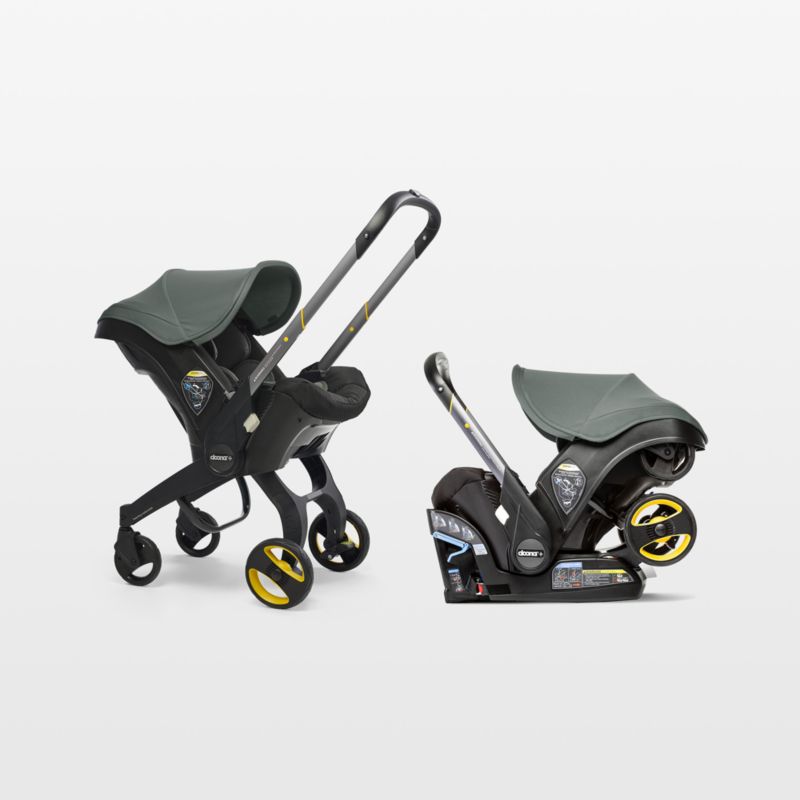 Doona ™ Slate Green Compact Infant Car Seat & Stroller with Base