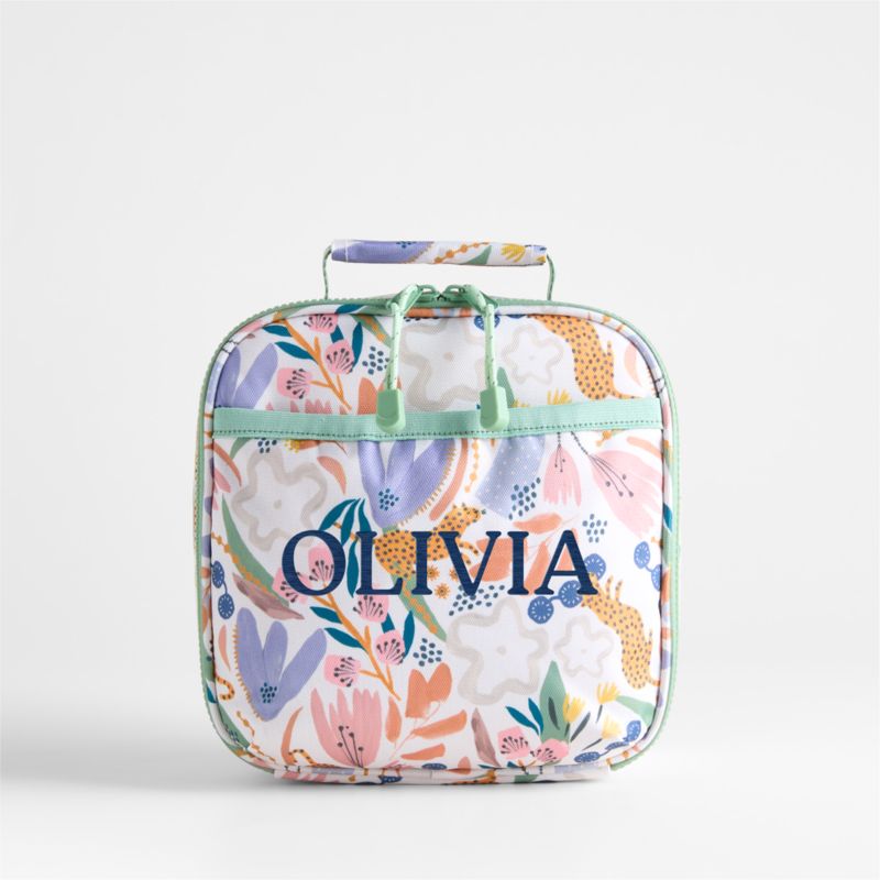 Dreamer Leopard Floral Standard Soft Insulated Kids Lunch Box