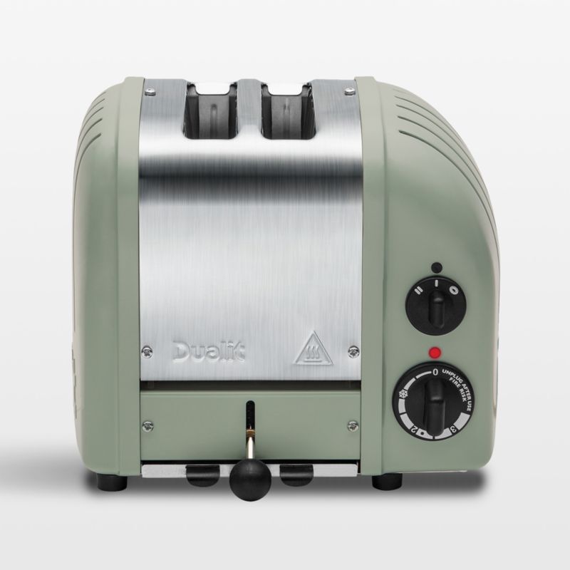 Dualit Classic 4-Slice Toaster in Sage | Crate & Barrel