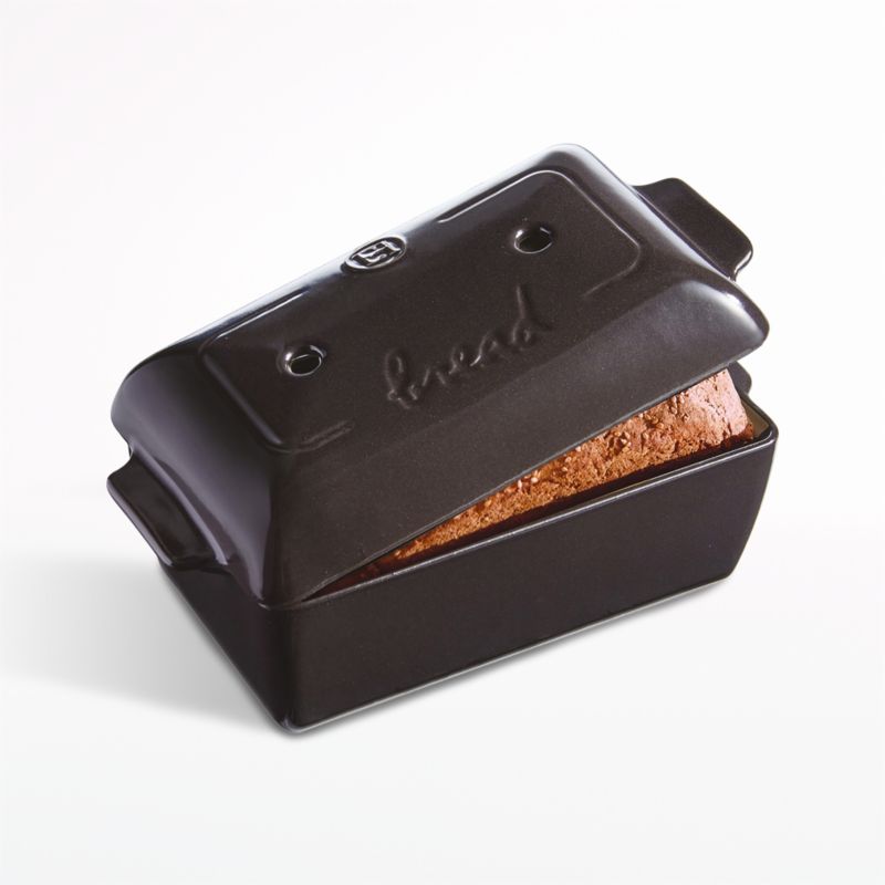 Emile Henry Red Bread Loaf Baker with Lid + Reviews | Crate & Barrel