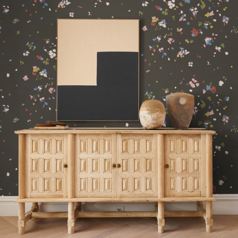 Backdrop Fairfarren Dark Multicolor Wallpaper