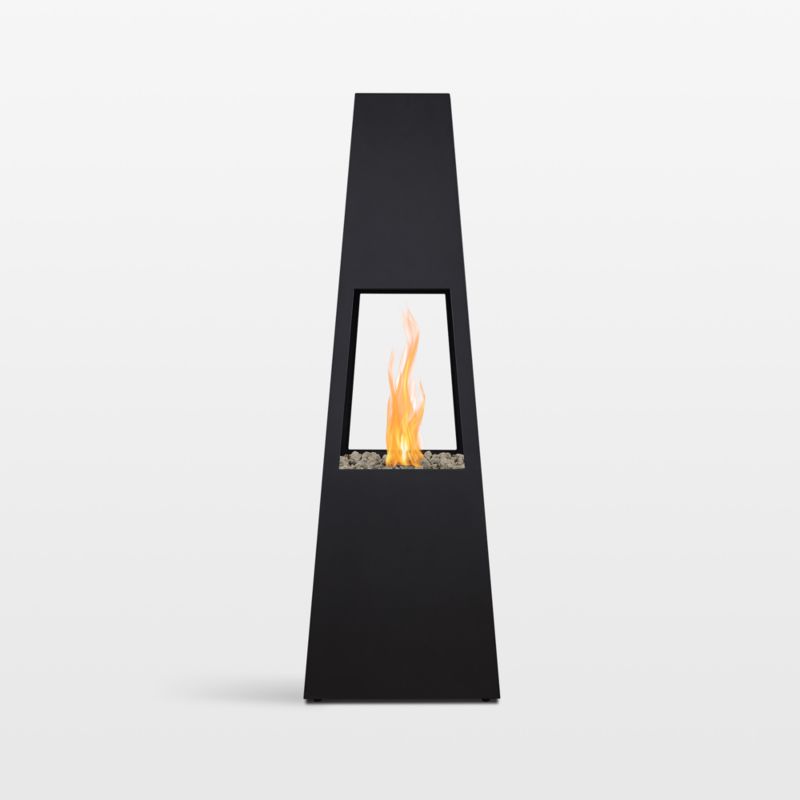 Ferro Metal Chiminea Fire Pit 70.5"