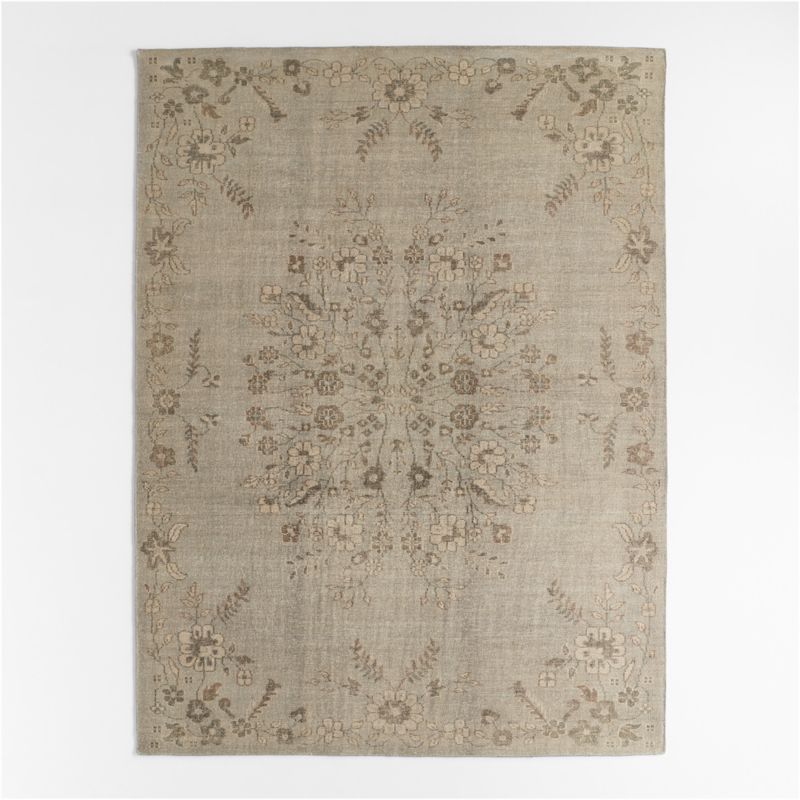 Alvarez Wool Hand-Tufted Mineral Blue Area Rug 8'x10' + Reviews