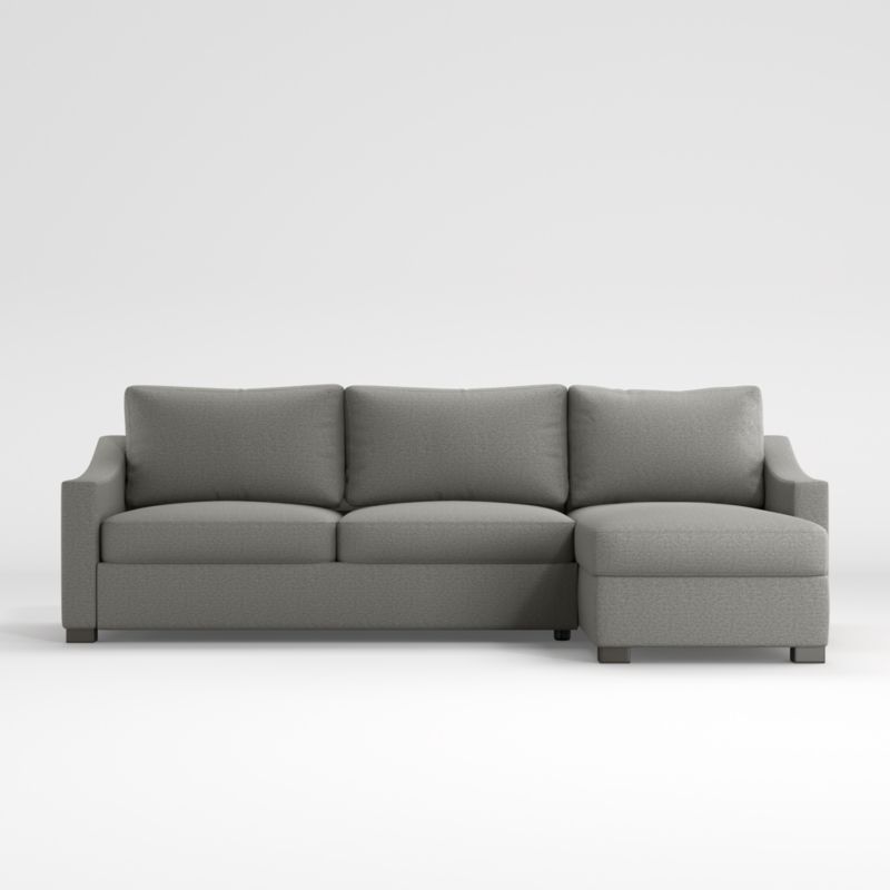 Fuller 2-Piece Queen Sleeper Sectional Sofa with Storage Chaise Lounge