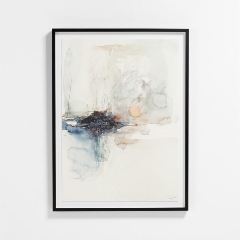 "Further Woodland" by Beverly Fuller Large Reproduction 41"x55" Framed Wall Art Print
