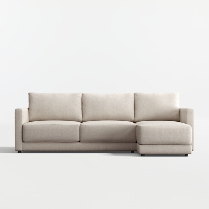 Gather Deep 2-Piece Sectional Sofa with Chaise Lounge