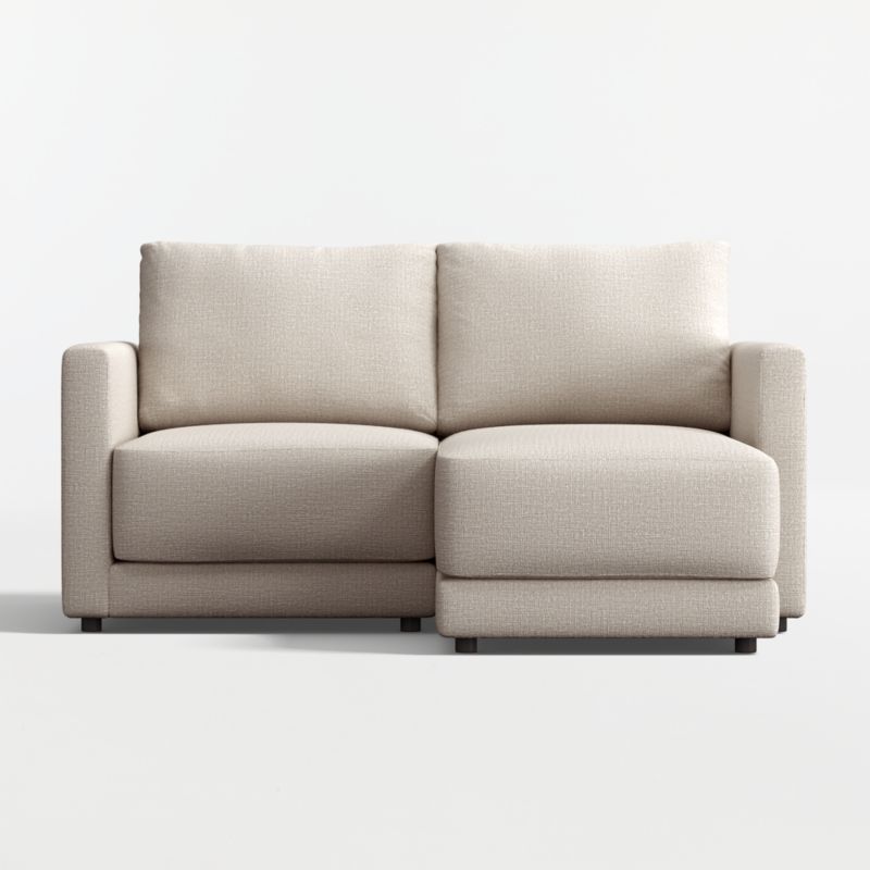 Gather Deep 2-Piece Small Space Sectional Sofa with Chaise Lounge