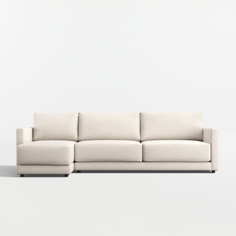 Gather Deep 2-Piece Sectional Sofa with Chaise Lounge