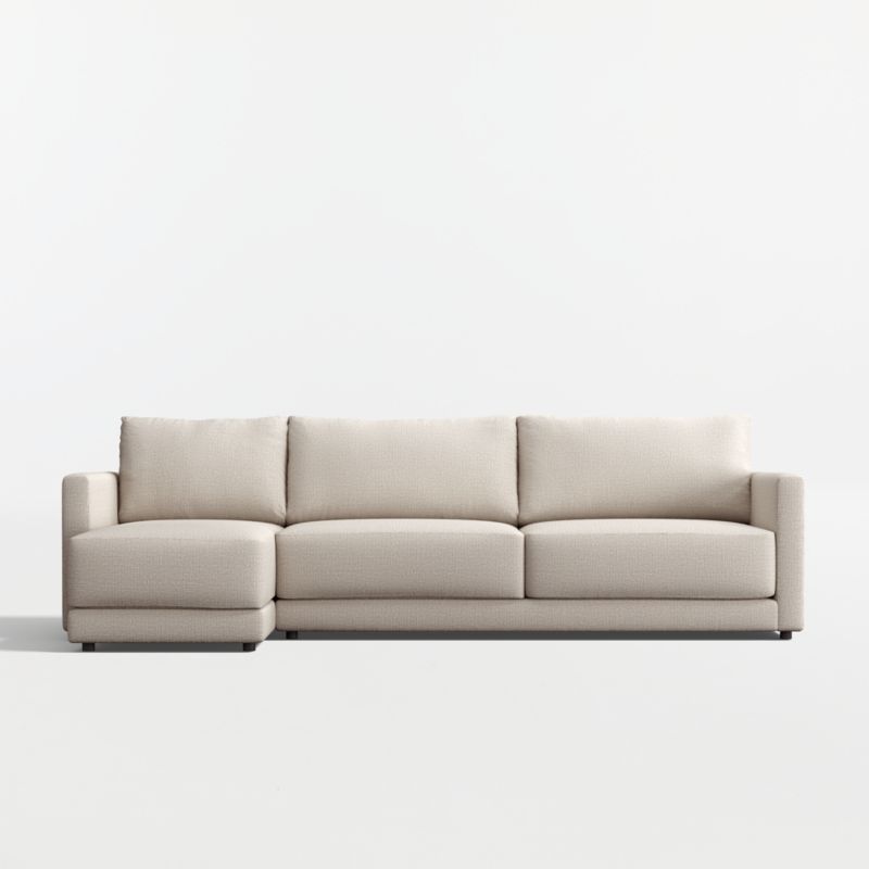 Gather Deep 2-Piece Sectional Sofa with Chaise Lounge