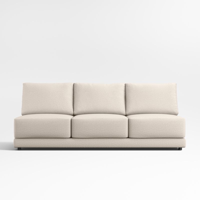 Gather Deep Armless Sofa 3 Seat
