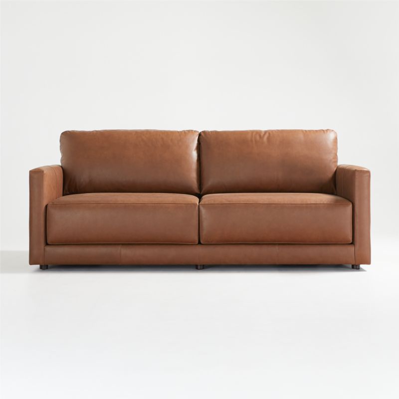 Gather 89" Leather Sofa