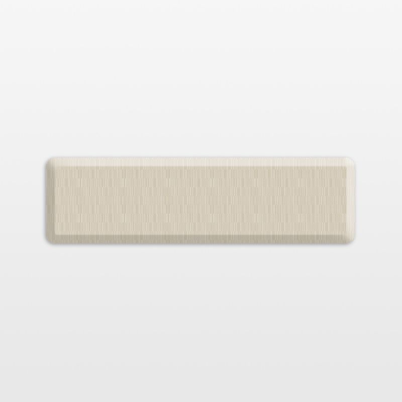Crate & Barrel GelPro Comfort Natural Flax Kitchen Mat 20"x48"