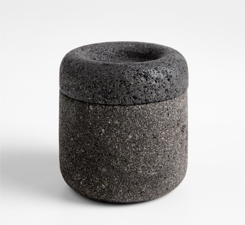 Lava Stone Salt Cellar