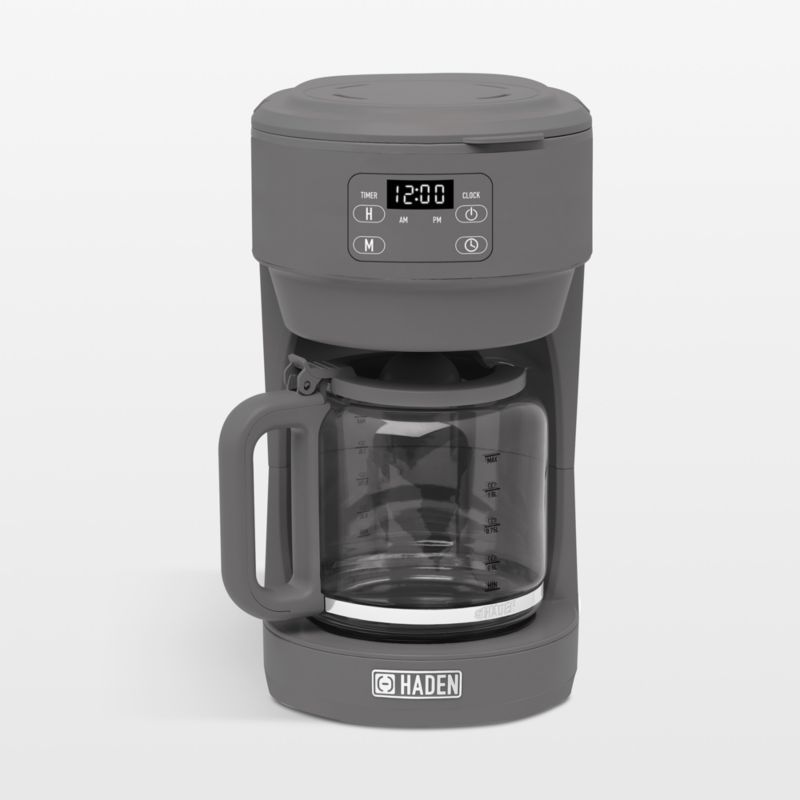 HADEN Chelsea Grey 10-Cup Drip Coffee Maker
