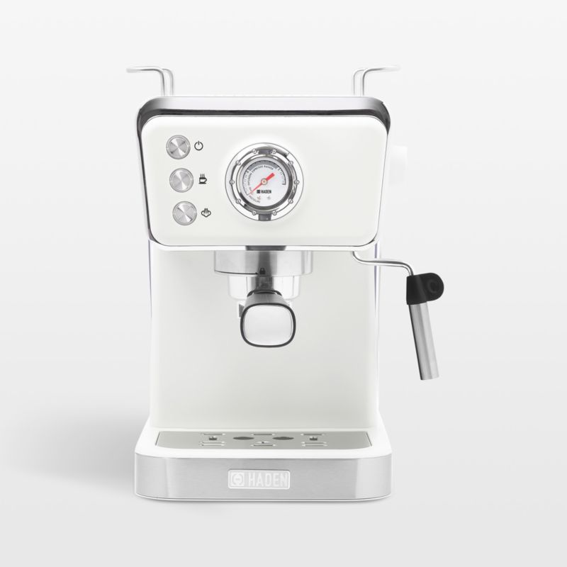 HADEN Barista Brew White Espresso Machine