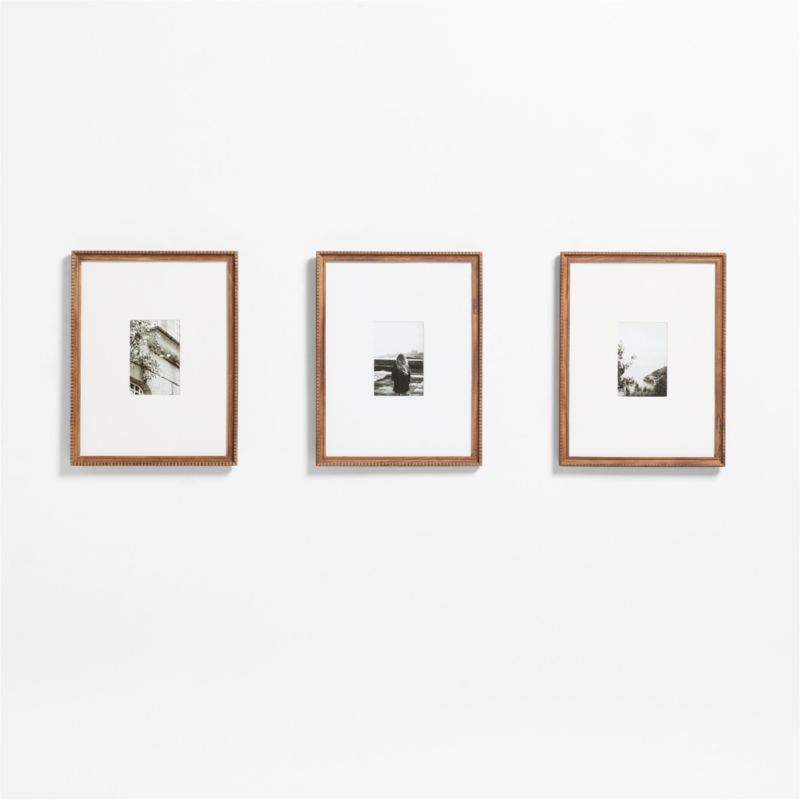 Halifax Acacia Wood Picture Frame Set of 3