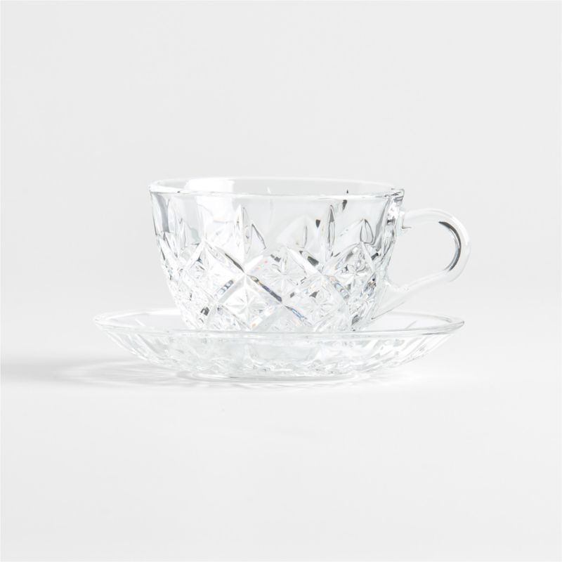 Hatch 6-oz. Glass Mug with Saucer