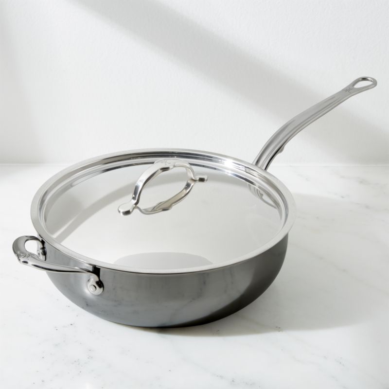 Hestan NanoBond Stainless Steel 5-Quart Essential Pan with Helper Handle