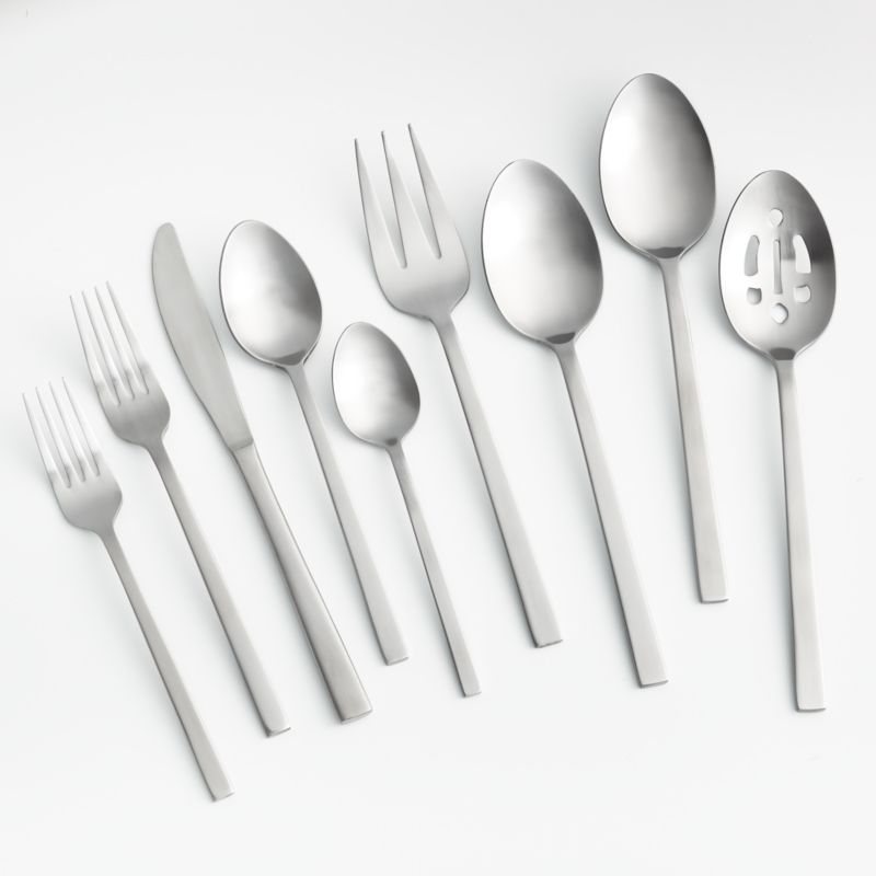 Hudson Satin 52-Piece Flatware Set