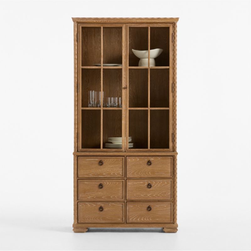 Libby Natural Mango Wood Bar Cabinet with Storage + Reviews