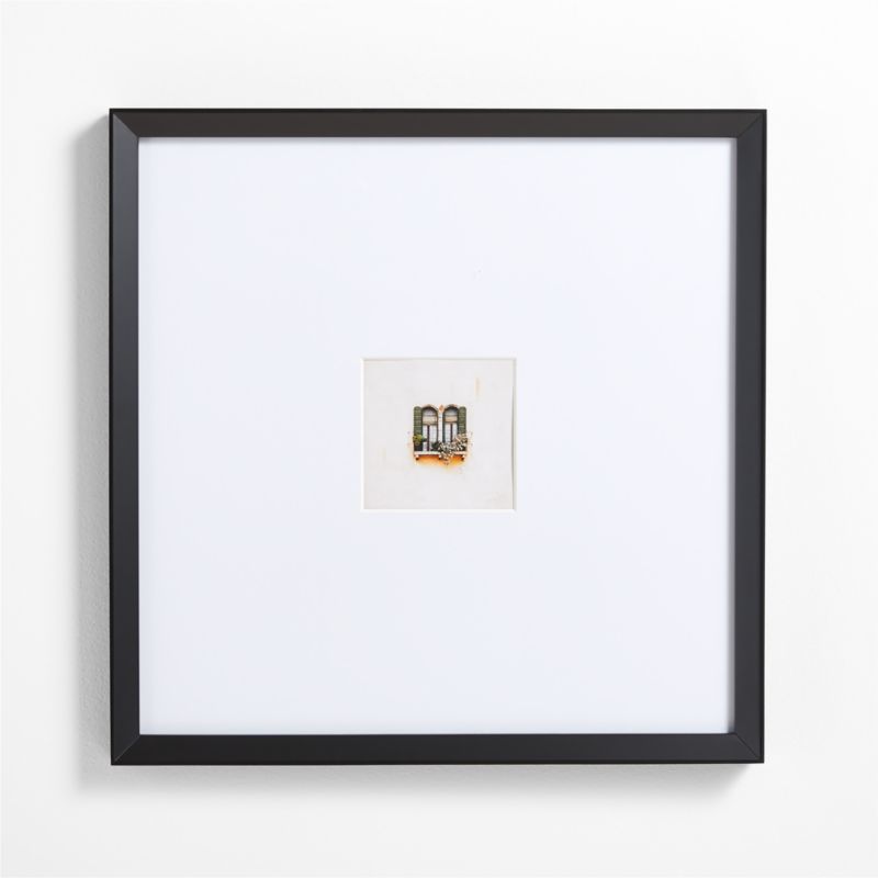 Icon Wood 5x5 Black Picture Frame