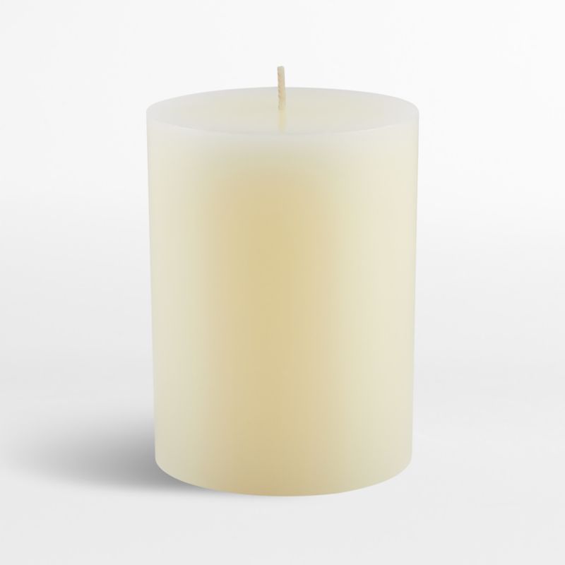 Ivory Pillar Candle 3"x4"