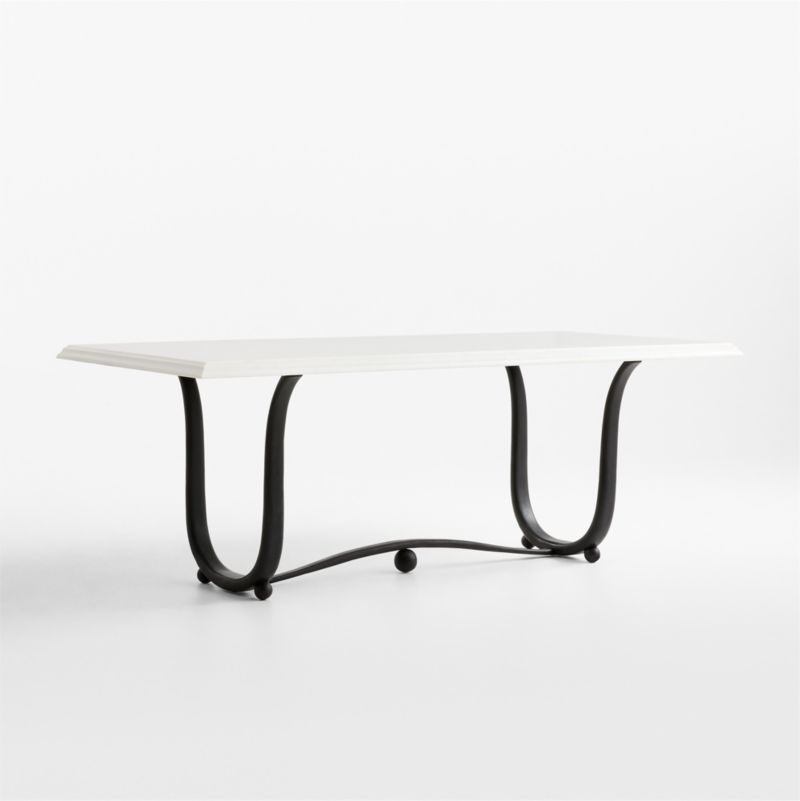 Solara 84" Marble Dining Table by Jeremiah Brent