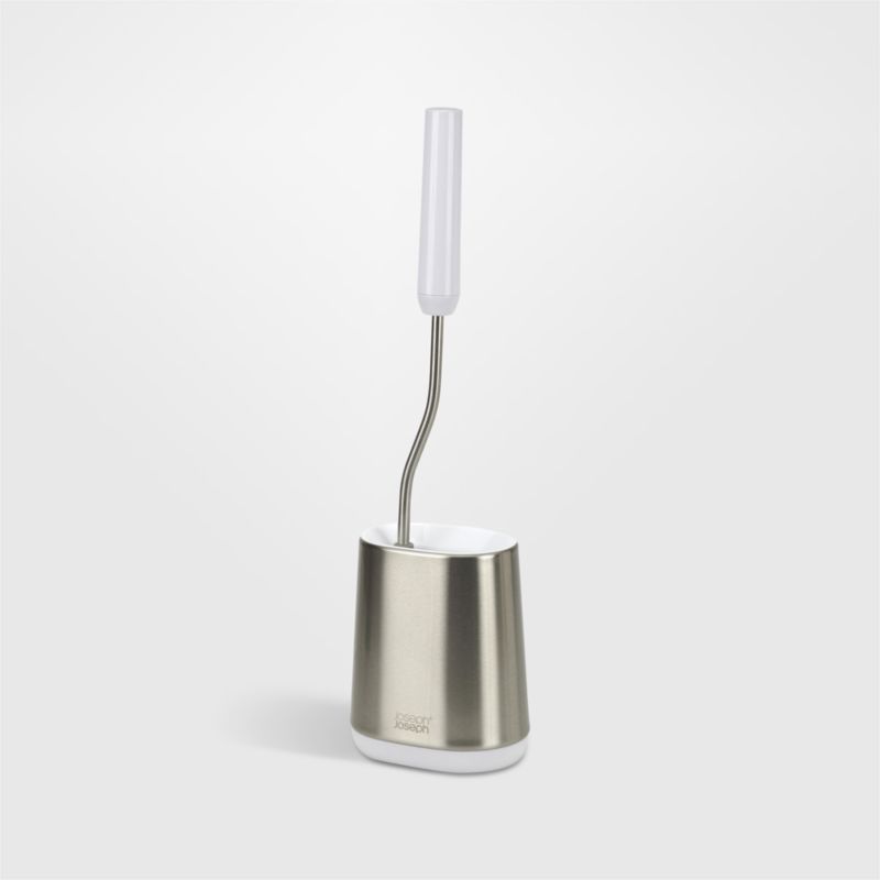 Joseph Joseph Flex Lite White Steel Toilet Brush