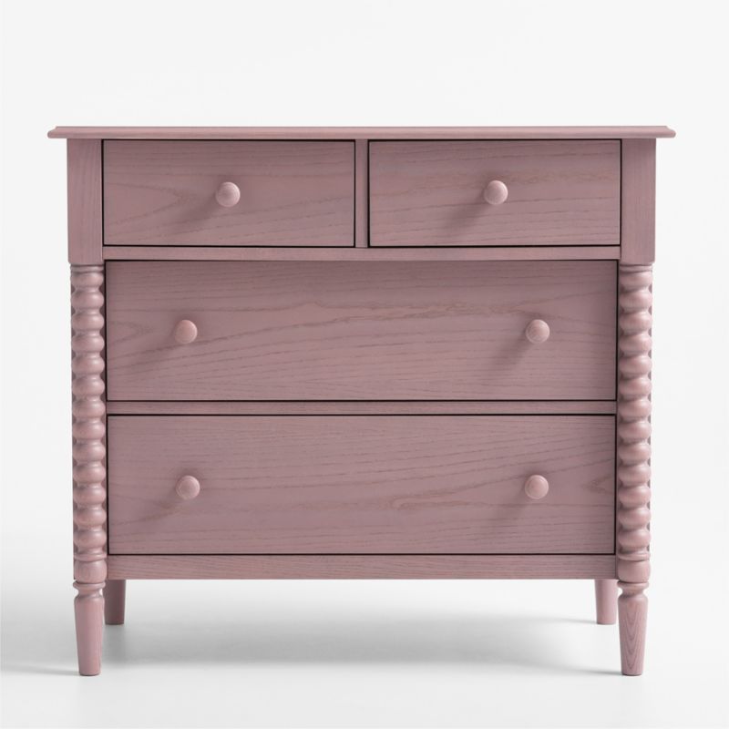 Jenny Lind 37" Deep Brown Wood Narrow 4-Drawer Kids Dresser + Reviews |  Crate & Kids