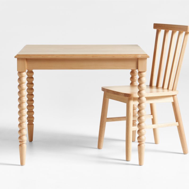 Jenny Lind Maple Wood Square Kids Play Table