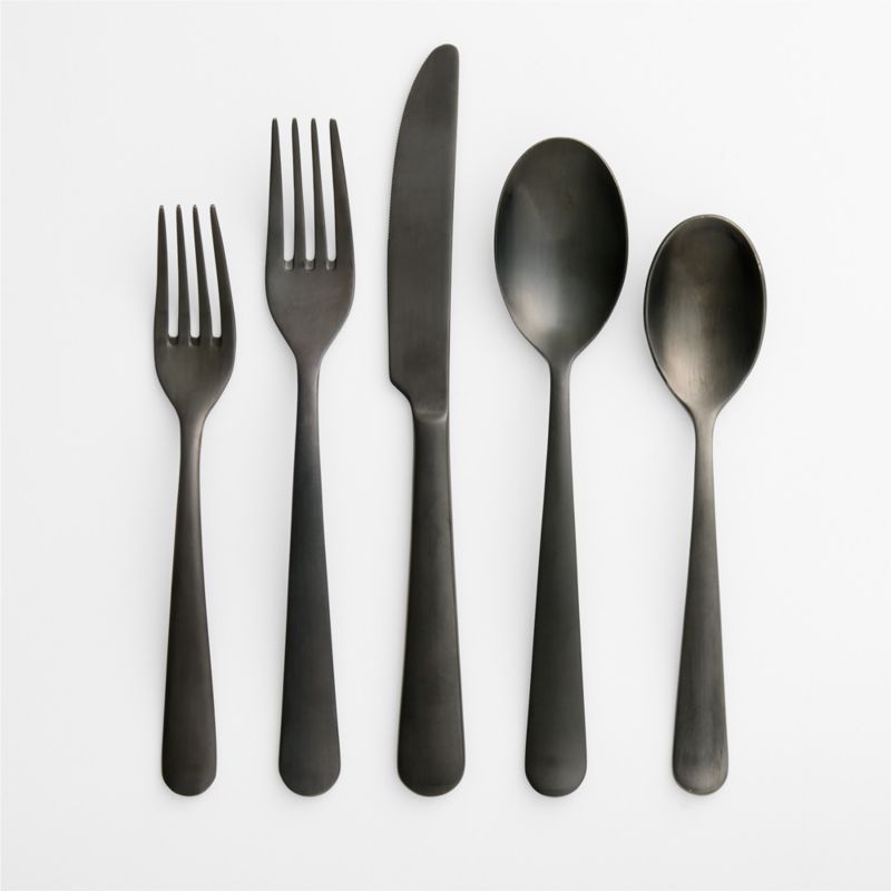 Black Striped Bamboo Chopsticks, Set of 5 Pairs | Crate & Barrel