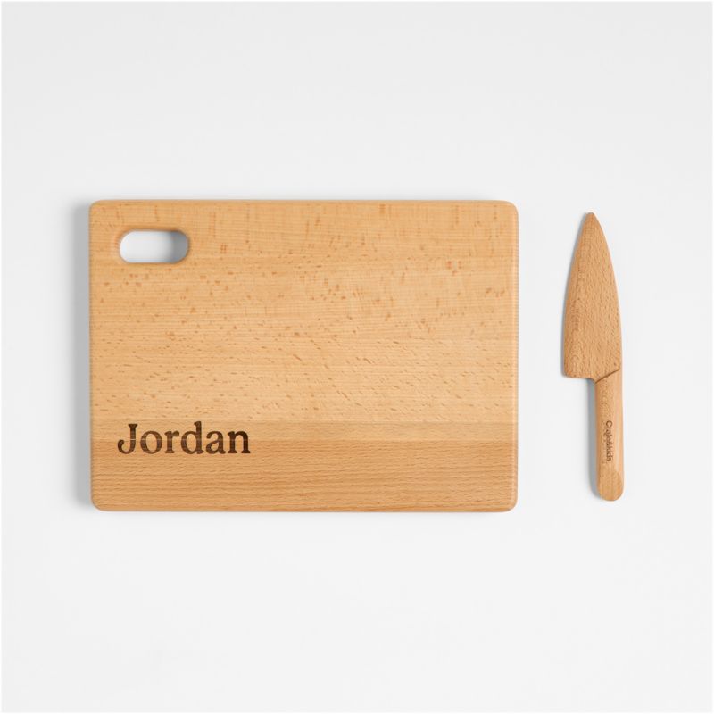 Kids Montessori Cutting Board & Knife Set