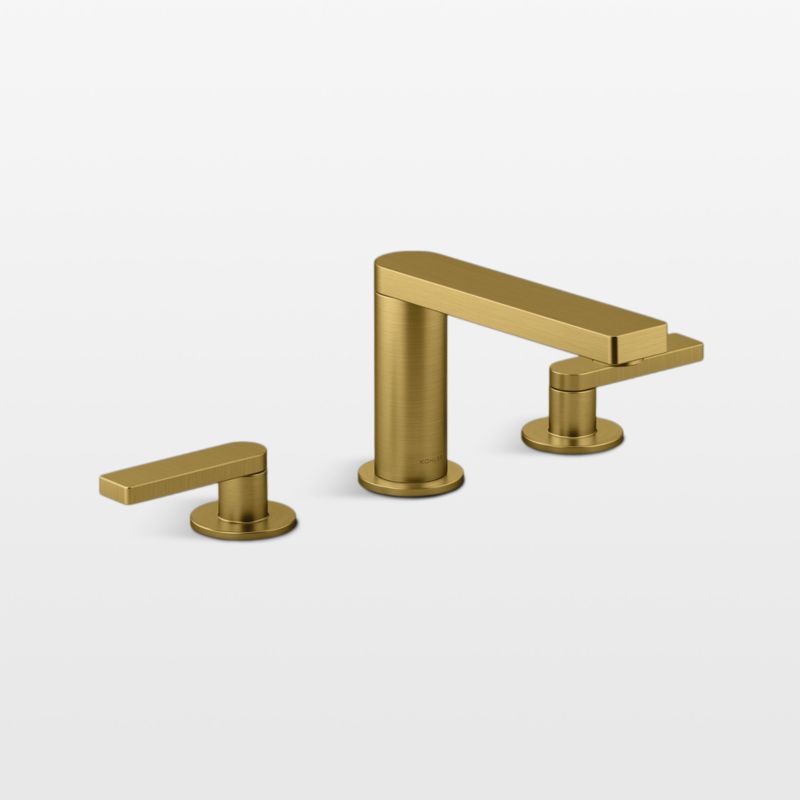Kohler ® Composed ® Widespread Modern Brass Bathroom Sink Faucet<br />