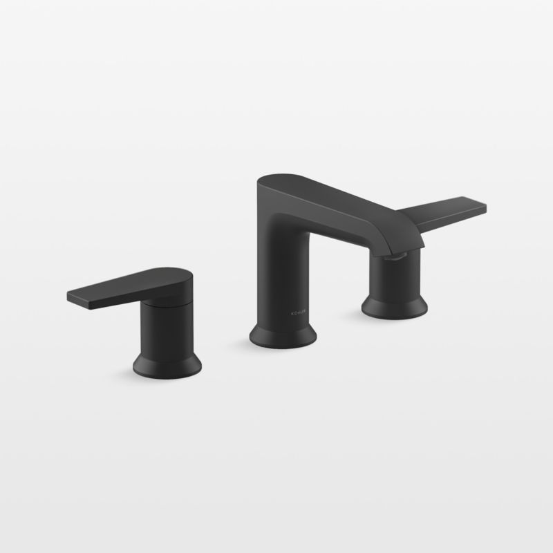 Kohler ® Hint ® Widespread Matte Black Bathroom Sink Faucet<br />