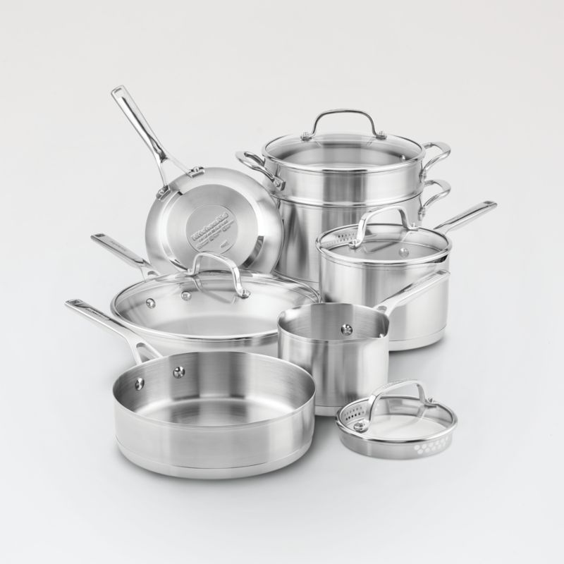 KitchenAid ® Stainless Steel 11-Piece Cookware Set