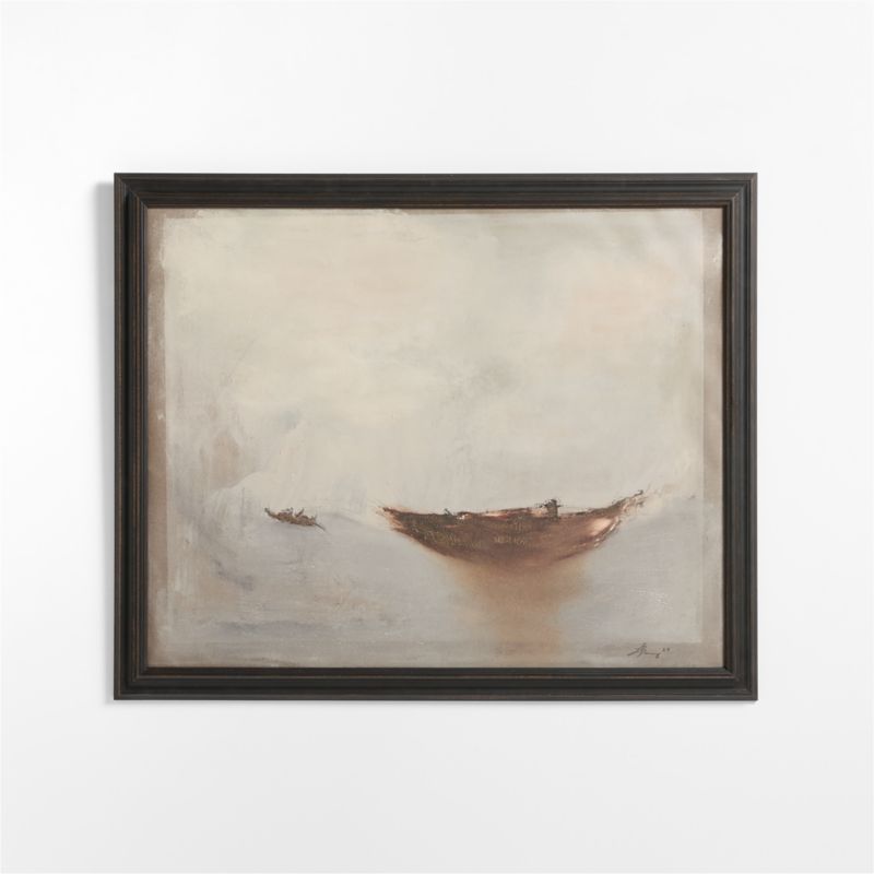 "The Wind Will Take Us" by Lindsay Browning 50"x41" Framed Wall Art Print