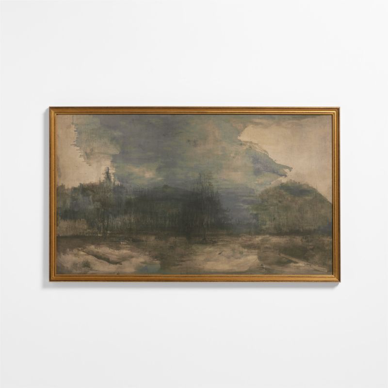 "Intermezzo" by Lillian Winkler 50"x30" Framed Wall Art Print